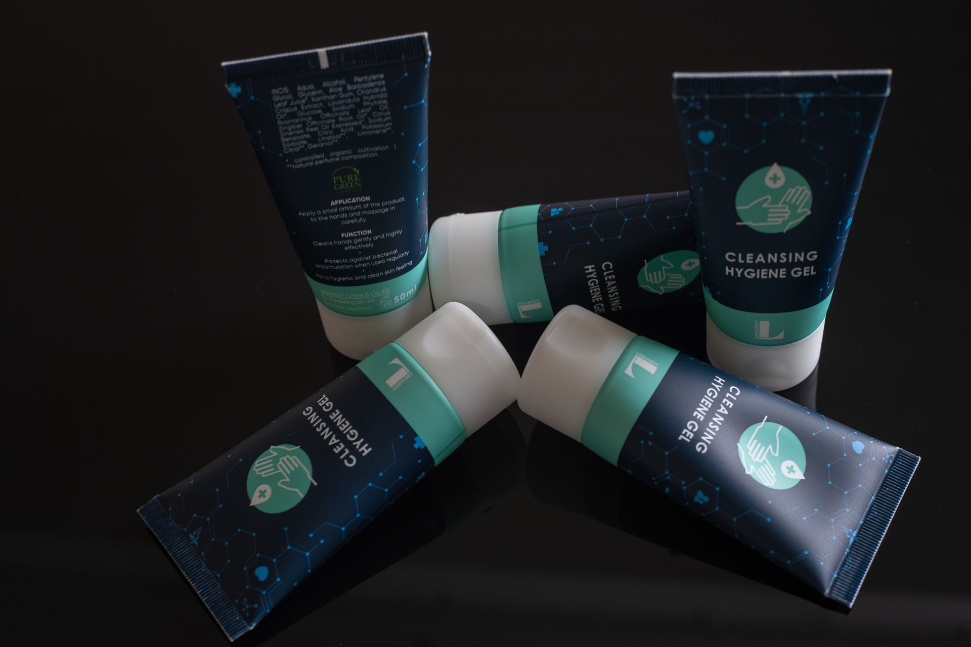 Tuben mit Hygiene Gel