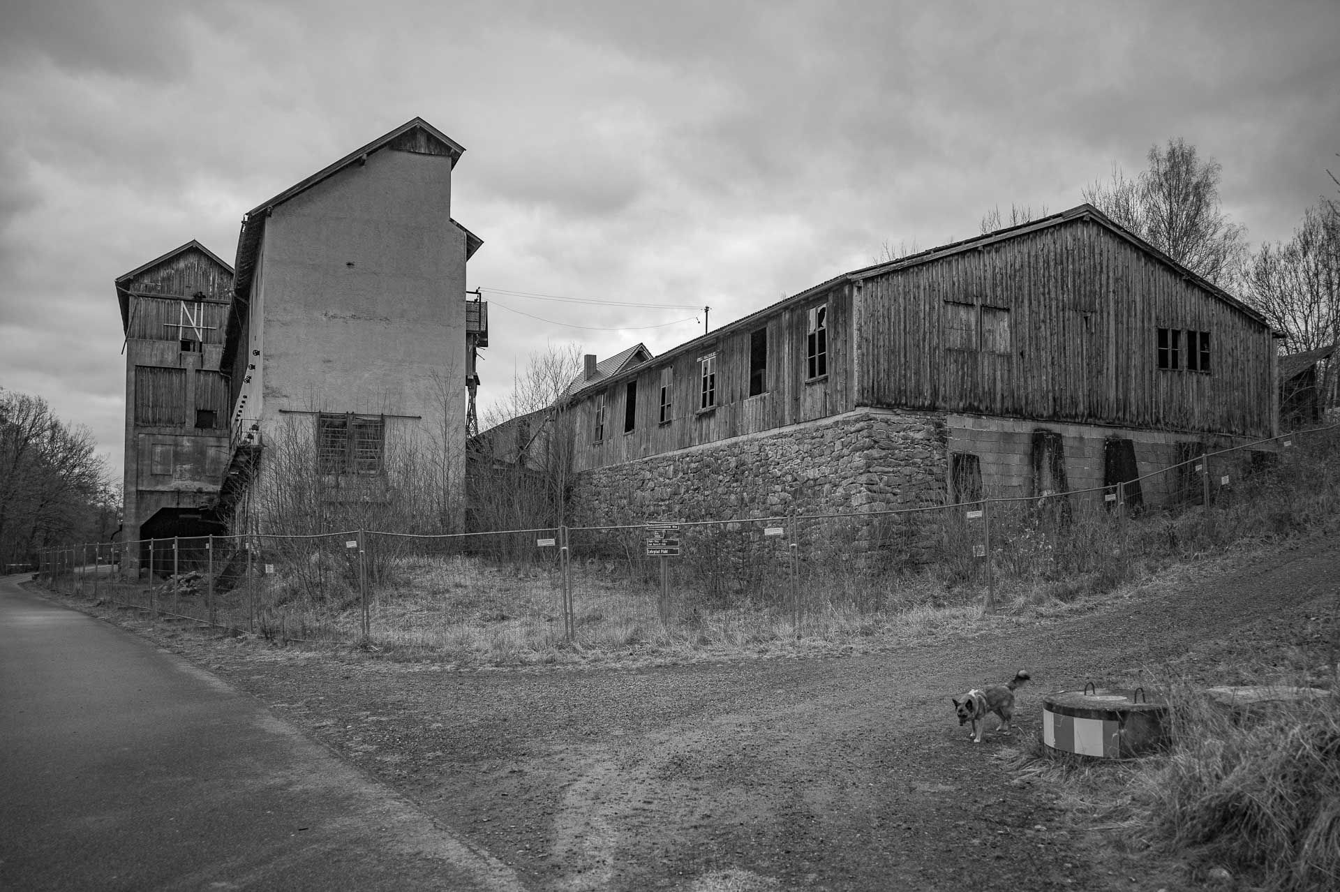 Die alte Sporer Quetsch, hehemalige Verladestation für Quarz